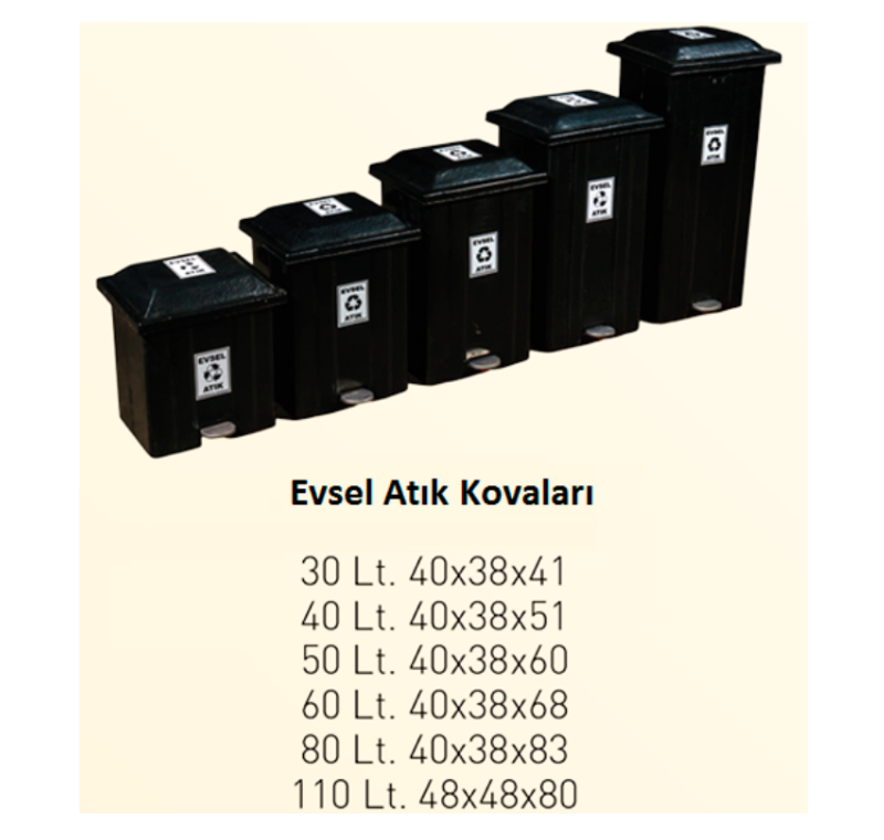 Evsel Atık Kovaları -