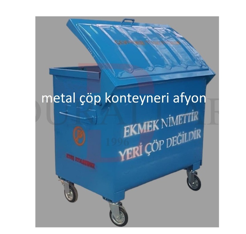 Metal Çöp Konteyneri -Metal Çöp Konteyneri Afyon
