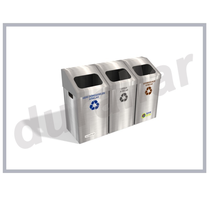 Paslanmaz Sıfır Atık Kumbarası -GDK-3028