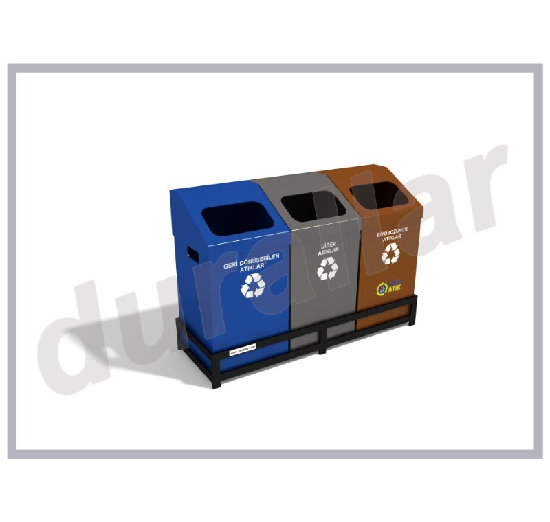 Kare Sıfır Atık Kovası -GDK-3027