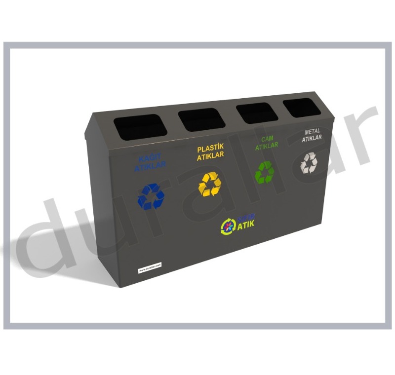 4 lü sıfır atık kutuları resimleri -GDK-4083