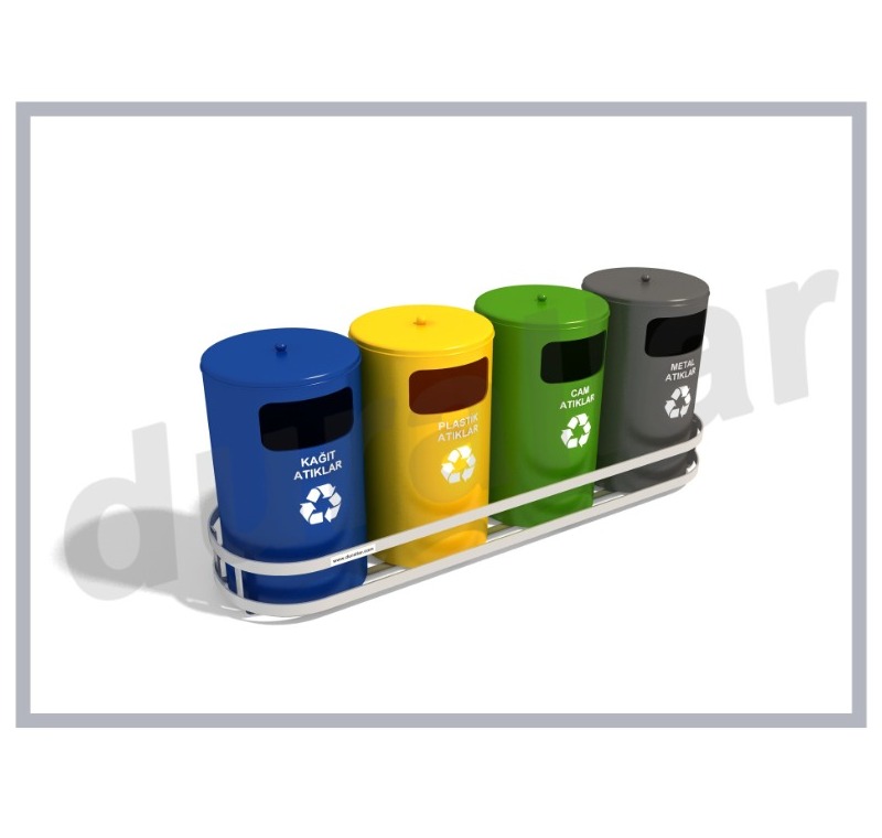 Sıfır Atık Ünitesi 4 lü Set -GDK-4019-1
