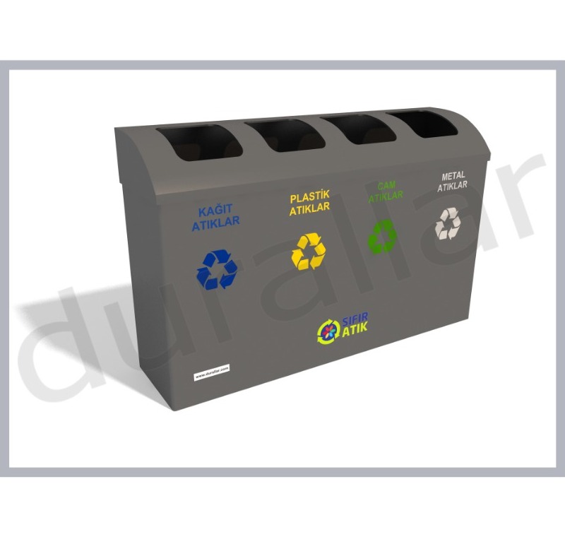 sıfır atık toplama kutusu 4lü set -GDK-4091